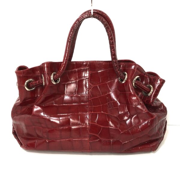 37959419 3 Furla Handbag Embossed Leather Red