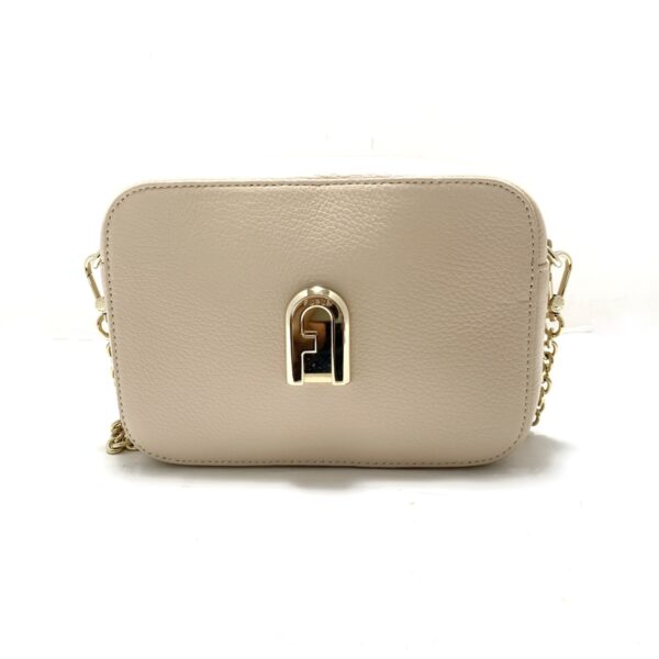 37959797 1 Furla Shoulder Bag Chain Shoulder Leather Beige