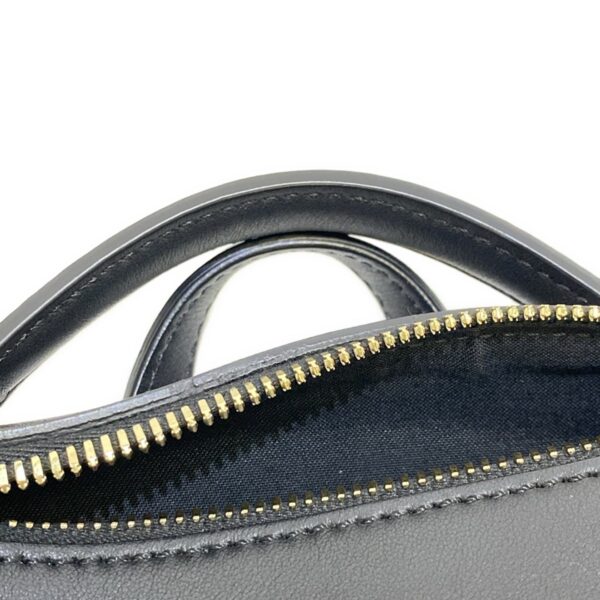 37962112 13 Fendi Monster Eye Mini Louis Handbag Leather Black