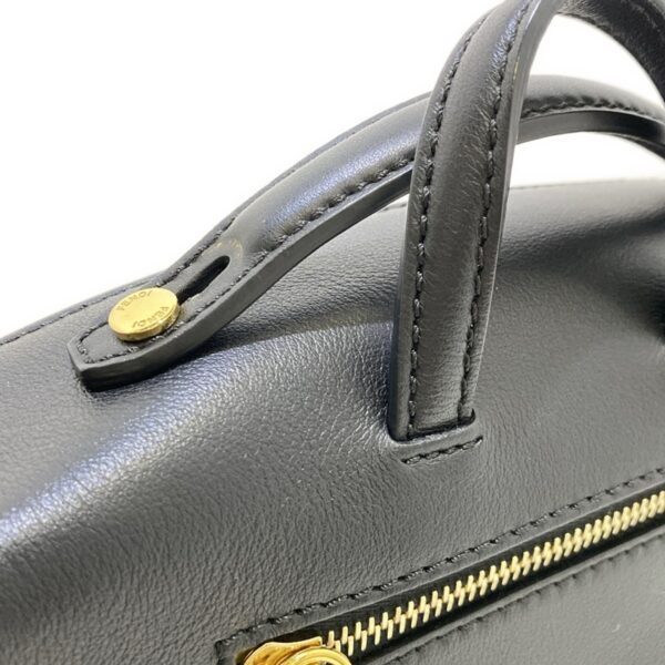 37962112 16 Fendi Monster Eye Mini Louis Handbag Leather Black