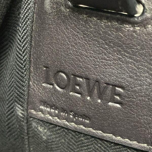 37962416 12 Loewe Hammock Small Handbag Classic Calf Leather Tricolor Gray Gray Black