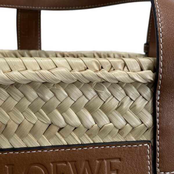 37962438 20 Loewe Basket Tote Bag Leather Beige Brown