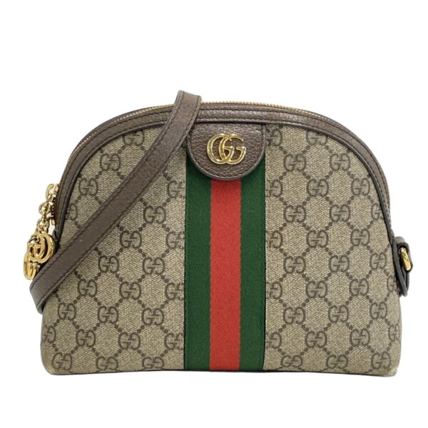 37962525 1 Gucci Ophidia Shoulder Bag Leather Beige Brown Multi