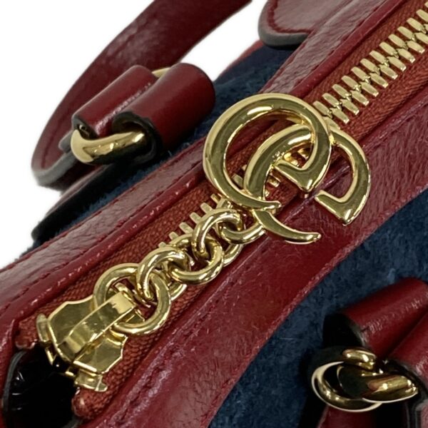 37962526 17 Gucci Ophidia GG Small Tote Bag Leather Blue Red