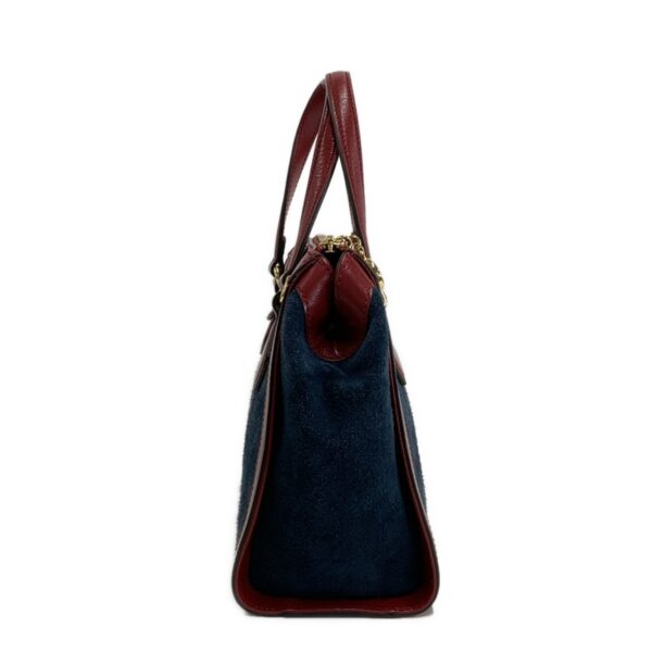 37962526 2 Gucci Ophidia GG Small Tote Bag Leather Blue Red