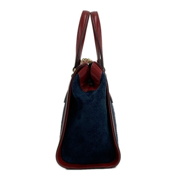 37962526 4 Gucci Ophidia GG Small Tote Bag Leather Blue Red