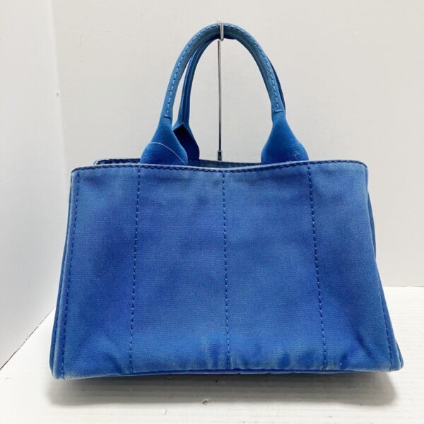 37964215 3 Prada Canapa Tote Bag Blue