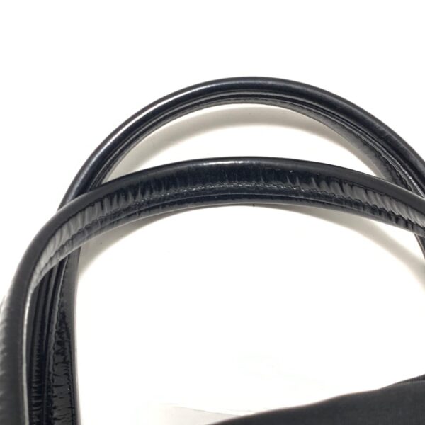 37964500 6 Salvatore Ferragamo Vara Handbag Ribbon Nylon Leather Black