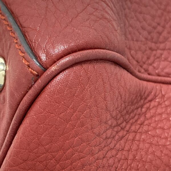 37965742 8 Gucci Bamboo Shopper Tote Bag Leather Bamboo Red