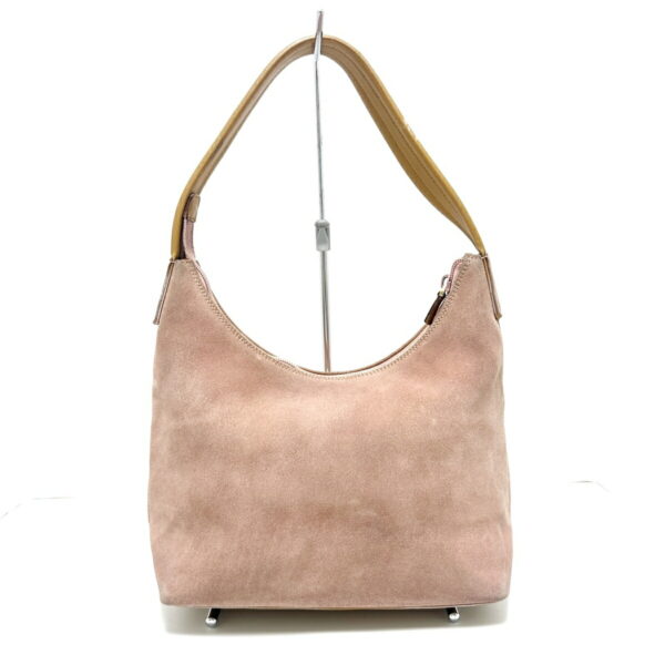 37966355 3 Gucci Shoulder Bag Suede Leather Pink Beige