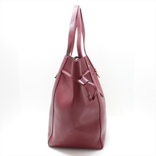 37966845 2 Furla Net Tote Bag Leather Bordeaux