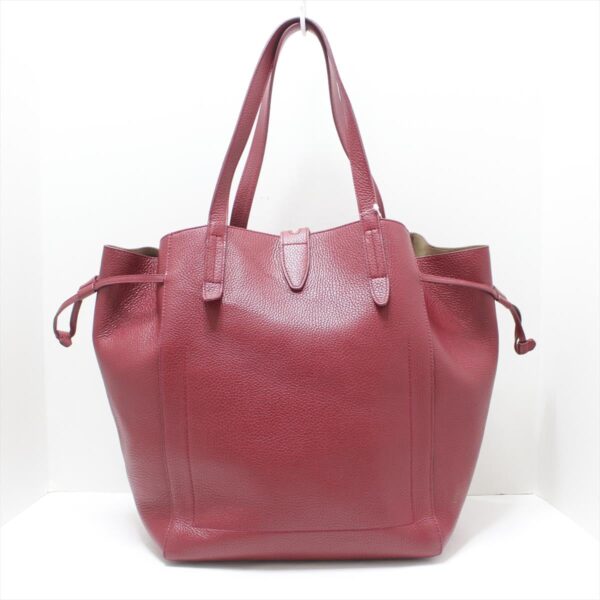 37966845 3 Furla Net Tote Bag Leather Bordeaux