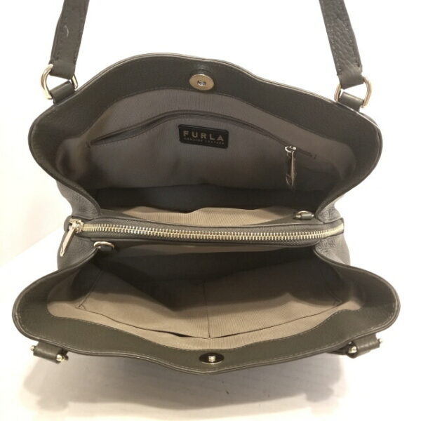 37967245 7 Furla Tote Bag Leather Khaki