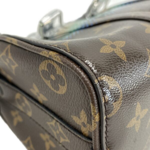 37968438 8 Louis Vuitton Keepall Bandouliere 25 Handbag Monogram x Silver Metallic Nebula Canvas