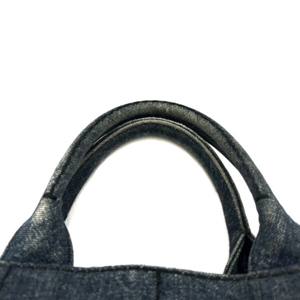 37968609 6 Prada Canapa Tote Bag Denim Blue Gray