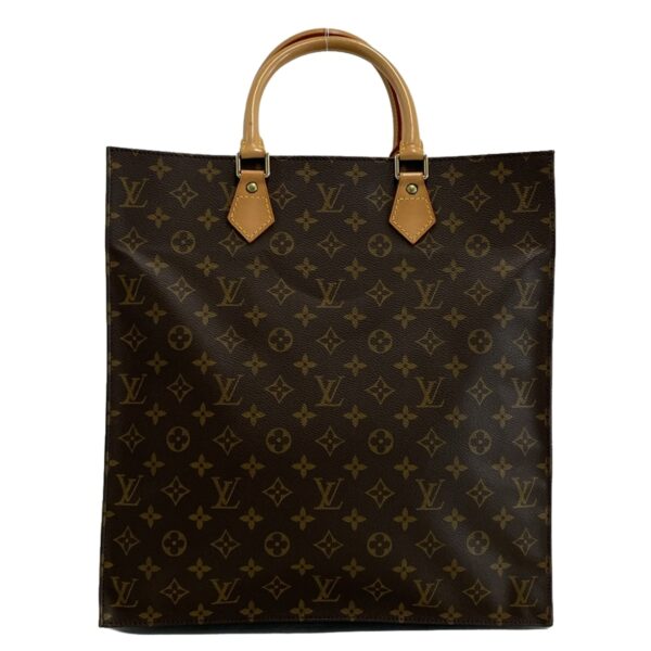 37970002 1 Louis Vuitton Sac Plat Handbag Monogram Canvas