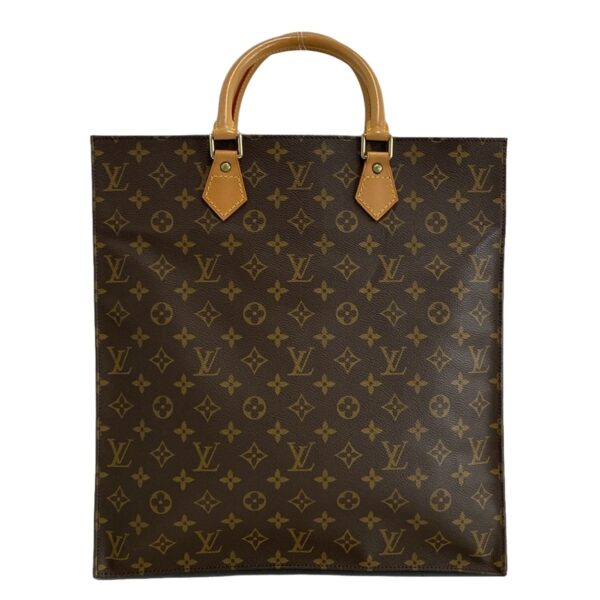 37970002 3 Louis Vuitton Sac Plat Handbag Monogram Canvas