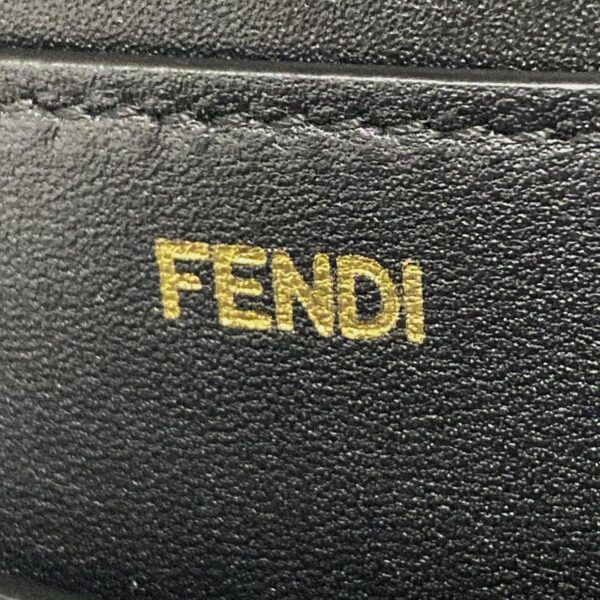 37970424 12 Fendi Peekaboo I See You Medium Handbag Braided Leather Black