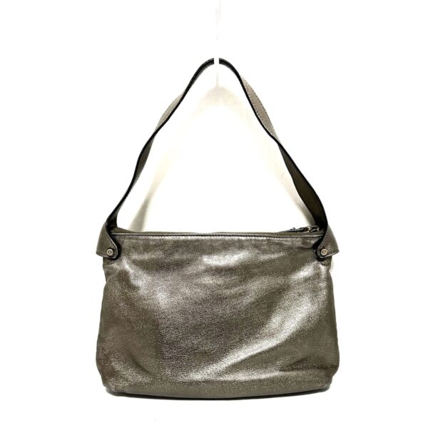 37972101 3 Salvatore Ferragamo Gancini Handbag Leather Silver