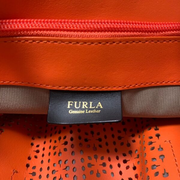 37972206 8 Furla Sally Tote Bag Punching Leather Red