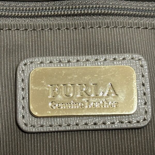 37973996 8 Furla Shoulder Bag Leather Gray Beige