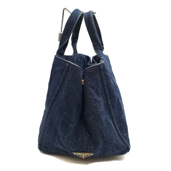 37974480 2 Prada Canapa Tote Bag Denim Blue