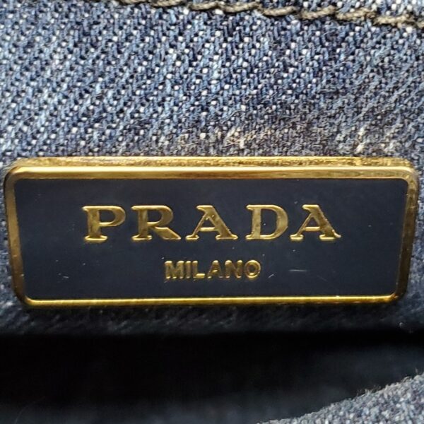 37974480 8 Prada Canapa Tote Bag Denim Blue