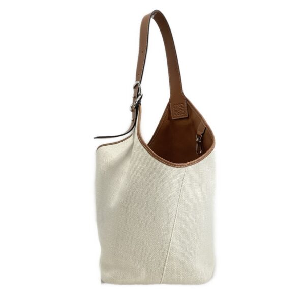 37975769 2 Loewe Balloon Shoulder Bag Leather Ivory Brown