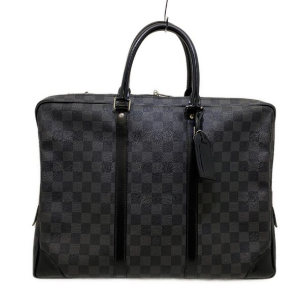 37976774 1 Louis Vuitton Porte de Cumin Voyage Business Bag Damier Graphite Canvas