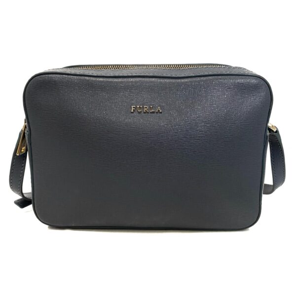 37977266 1 Furla Lili Crossbody Leather Shoulder Bag Gray