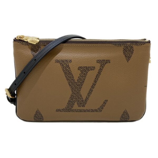 37979208 1 Louis Vuitton Pochette Double Zip Shoulder Bag Giant Reverse