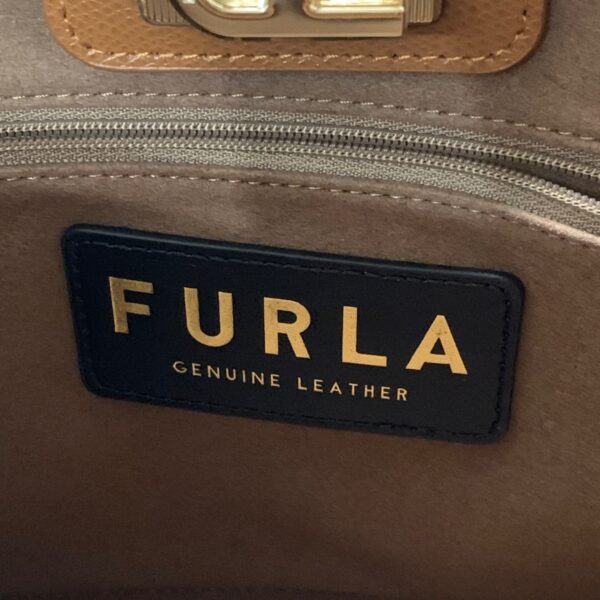 37979779 8 Furla 1927 Handbag Beige Black