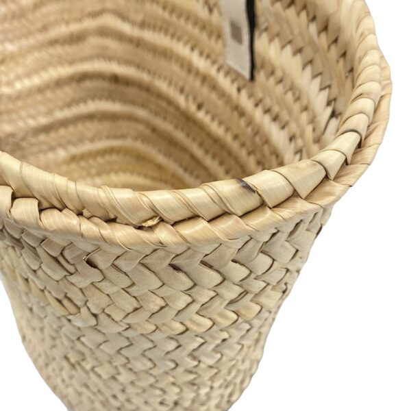 37980285 17 Loewe Basket Tote Bag Palm Leaf Calfskin Natural White