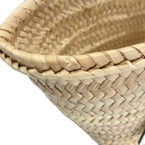 37980285 18 Loewe Basket Tote Bag Palm Leaf Calfskin Natural White