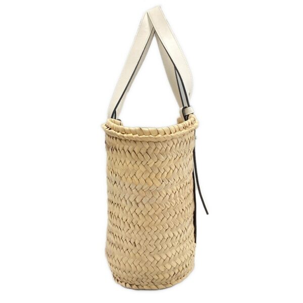 37980285 2 Loewe Basket Tote Bag Palm Leaf Calfskin Natural White