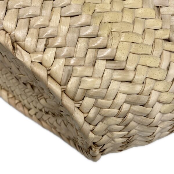 37980285 6 Loewe Basket Tote Bag Palm Leaf Calfskin Natural White