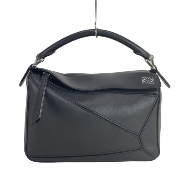 37982661 1 Loewe Puzzle Small Handbag Classic Calf Leather Black