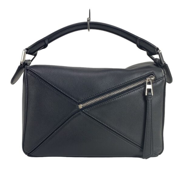 37982661 3 Loewe Puzzle Small Handbag Classic Calf Leather Black