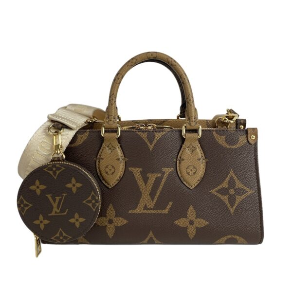 37983078 1 Louis Vuitton On the Go EW Handbag Monogram Reverse Canvas