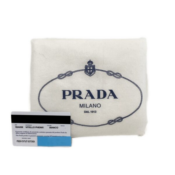 37984493 11 Prada Tote Bag Leather Tag Leather Ivory