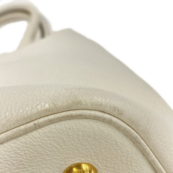 37984493 8 Prada Tote Bag Leather Tag Leather Ivory