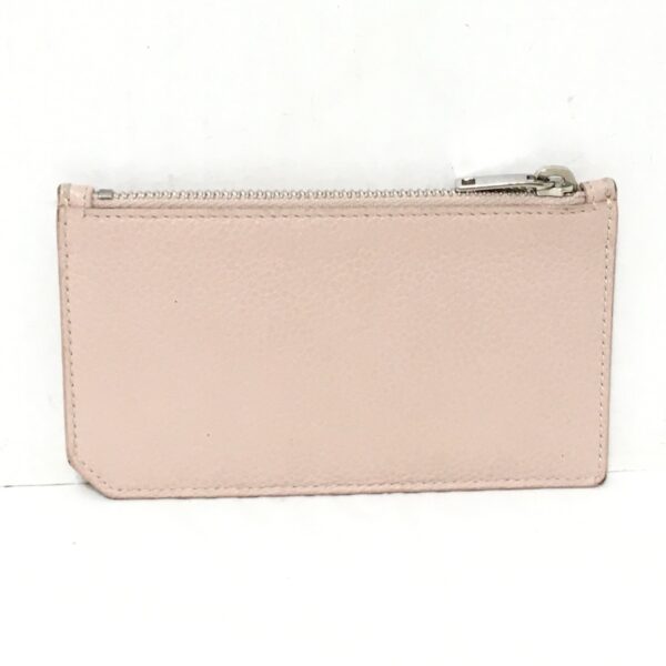 37985020 2 Saint Laurent Paris Fragment Zip Pouch Coin Case Leather Beige