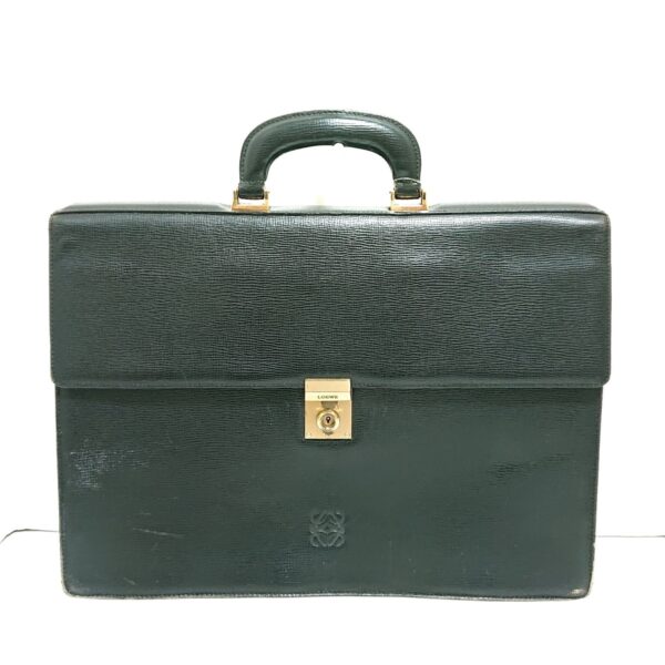 37985608 1 Loewe Business Bag With Lock Leather Black