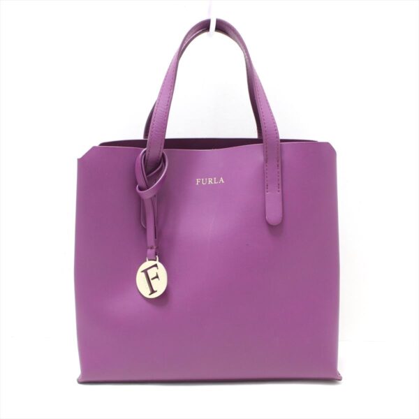 37986325 1 Furla Sally Tote Bag Leather Purple