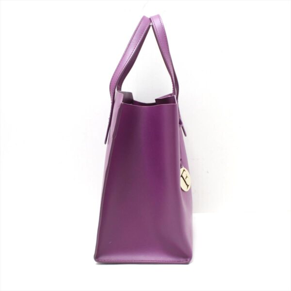 37986325 2 Furla Sally Tote Bag Leather Purple