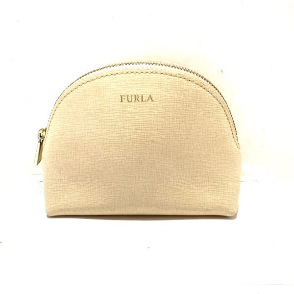 Furla Pouch Leather Beige