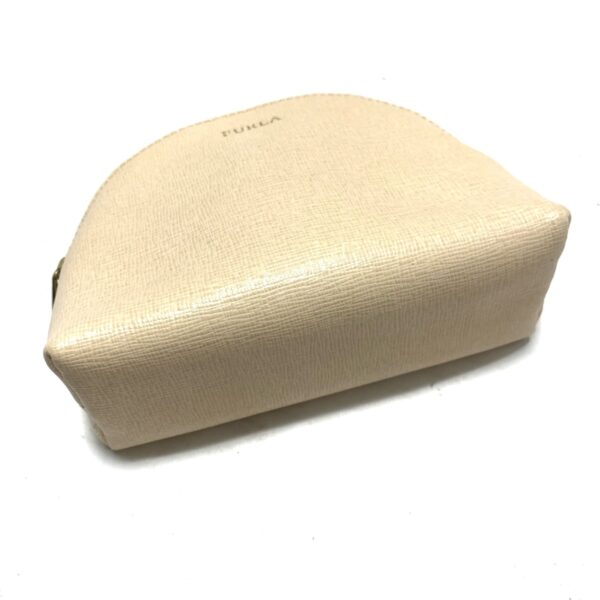 Furla Pouch Leather Beige - Image 3