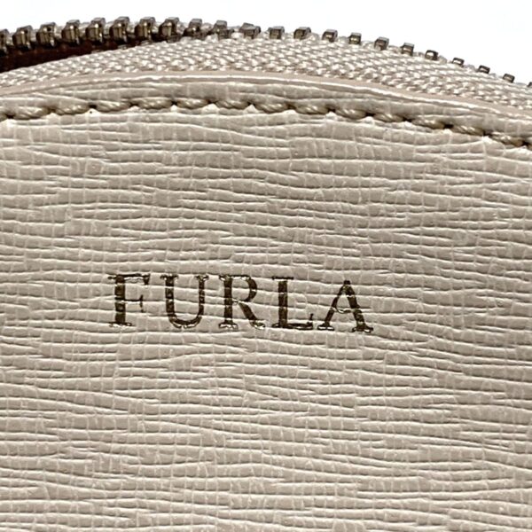 Furla Pouch Leather Beige - Image 5