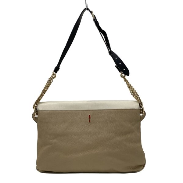 37986785 3 Christian Louboutin Chain Shoulder Bag Beige Ivory Black