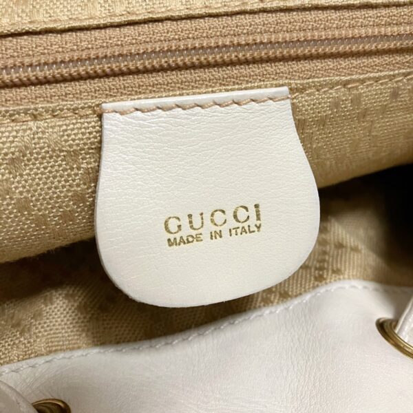 37987431 8 Gucci Bamboo Rucksack Leather Ivory